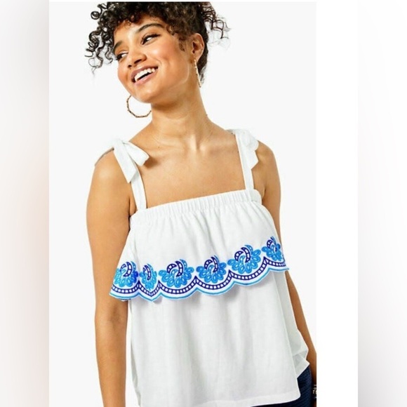 Lilly Pulitzer Tops - Lilly Pulitzer Benita top size XL NWT